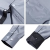 image:imageMens Dress Shirt Long Sleeve Wrinkle Free Button Down Shirt Business Casual  No Iron Contrast Color Collar Cuffs Formal Casual Versatile Graduation Office Party Regular Fit Breathable No FadingLight Blue