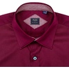 image:imageMens Dress Shirt Long Sleeve Wrinkle Free Button Down Shirt Business Casual  No Iron Contrast Color Collar Cuffs Formal Casual Versatile Graduation Office Party Regular Fit Breathable No FadingWine Red