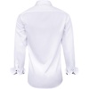 image:imageMens Dress Shirt Long Sleeve Wrinkle Free Button Down Shirt Business Casual  No Iron Contrast Color Collar Cuffs Formal Casual Versatile Graduation Office Party Regular Fit Breathable No FadingWhite Blue