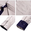image:imageMens Dress Shirt Long Sleeve Wrinkle Free Button Down Shirt Business Casual  No Iron Contrast Color Collar Cuffs Formal Casual Versatile Graduation Office Party Regular Fit Breathable No FadingTan