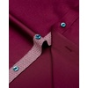 image:imageMens Dress Shirt Long Sleeve Wrinkle Free Button Down Shirt Business Casual  No Iron Contrast Color Collar Cuffs Formal Casual Versatile Graduation Office Party Regular Fit Breathable No FadingWine Red