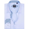 image:imageMens Dress Shirt Long Sleeve Wrinkle Free Button Down Shirt Business Casual  No Iron Contrast Color Collar Cuffs Formal Casual Versatile Graduation Office Party Regular Fit Breathable No FadingBlue