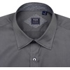 image:imageMens Dress Shirt Long Sleeve Wrinkle Free Button Down Shirt Business Casual  No Iron Contrast Color Collar Cuffs Formal Casual Versatile Graduation Office Party Regular Fit Breathable No FadingGrey Black