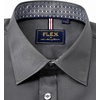 image:imageMens Dress Shirt Long Sleeve Wrinkle Free Button Down Shirt Business Casual  No Iron Contrast Color Collar Cuffs Formal Casual Versatile Graduation Office Party Regular Fit Breathable No FadingGrey