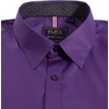 image:imageMens Dress Shirt Long Sleeve Wrinkle Free Button Down Shirt Business Casual  No Iron Contrast Color Collar Cuffs Formal Casual Versatile Graduation Office Party Regular Fit Breathable No FadingPurple