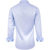 image:imageMens Dress Shirt Long Sleeve Wrinkle Free Button Down Shirt Business Casual  No Iron Contrast Color Collar Cuffs Formal Casual Versatile Graduation Office Party Regular Fit Breathable No FadingBlue