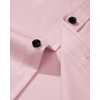 image:imageMens Dress Shirt Long Sleeve Wrinkle Free Stretch Button Down Shirts  Non Iron Regular Fit Solid Color Button Up for Business Casual Wedding Office Work Party Dating Interview Meeting FormalPink