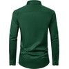 image:imageMens Dress Shirt Long Sleeve Wrinkle Free Stretch Button Down Shirts  Non Iron Regular Fit Solid Color Button Up for Business Casual Wedding Office Work Party Dating Interview Meeting FormalGreen