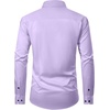 image:imageMens Dress Shirt Long Sleeve Wrinkle Free Stretch Button Down Shirts  Non Iron Regular Fit Solid Color Button Up for Business Casual Wedding Office Work Party Dating Interview Meeting FormalLavender