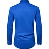image:imageMens Dress Shirts Long Sleeve Stretch Wrinkle Free Work Button Down Shirt  Business Formal Office Wedding Stretch Cotton Solid Fabric To Easy Care  Breathable Comfortable Spread Collar Regular FitRoyal Blue