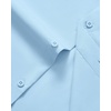 image:imageMens Dress Shirts Long Sleeve Stretch Wrinkle Free Work Button Down Shirt  Business Formal Office Wedding Stretch Cotton Solid Fabric To Easy Care  Breathable Comfortable Spread Collar Regular FitBlue