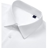 image:imageMens Dress Shirts Long Sleeve Stretch Wrinkle Free Work Button Down Shirt  Business Formal Office Wedding Stretch Cotton Solid Fabric To Easy Care  Breathable Comfortable Spread Collar Regular FitWhite