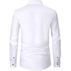 image:imageMens Dress Shirts Long Sleeve Wrinkle Free Business Button Down Shirt  Regular Fit Adjustable Cuffs Spread collar SkinFriendly Casual Easy Care Regular Fit for Wedding Vacation Work OfficeWhite