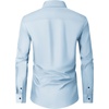 image:imageMens Dress Shirts Long Sleeve Wrinkle Free Business Button Down Shirt  Regular Fit Adjustable Cuffs Spread collar SkinFriendly Casual Easy Care Regular Fit for Wedding Vacation Work OfficeLight Blue