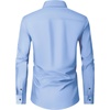 image:imageMens Dress Shirts Long Sleeve Wrinkle Free Business Button Down Shirt  Regular Fit Adjustable Cuffs Spread collar SkinFriendly Casual Easy Care Regular Fit for Wedding Vacation Work OfficeBlue