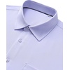 image:imageMens Dress Shirts Stretch Long Sleeve Wrinkle Free Work Button Down Shirt  Business Formal Office Wedding Stretch Cotton Solid Fabric To Easy Care  Breathable Comfortable Spread Collar Regular FitLight Purple