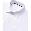 image:imageMens Dress Shirts Stretch Long Sleeve Wrinkle Free Work Button Down Shirt  Business Formal Office Wedding Stretch Cotton Solid Fabric To Easy Care  Breathable Comfortable Spread Collar Regular FitWhite