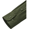 image:imageMens Dress Shirts Stretch Long Sleeve Wrinkle Free Work Button Down Shirt  Business Formal Office Wedding Stretch Cotton Solid Fabric To Easy Care  Breathable Comfortable Spread Collar Regular FitArmy Green