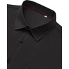 image:imageMens Dress Shirts Stretch Long Sleeve Wrinkle Free Work Button Down Shirt  Business Formal Office Wedding Stretch Cotton Solid Fabric To Easy Care  Breathable Comfortable Spread Collar Regular FitBlack