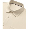 image:imageMens Dress Shirts Stretch Long Sleeve Wrinkle Free Work Button Down Shirt  Business Formal Office Wedding Stretch Cotton Solid Fabric To Easy Care  Breathable Comfortable Spread Collar Regular FitKhaki