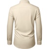 image:imageMens Dress Shirts Stretch Long Sleeve Wrinkle Free Work Button Down Shirt  Business Formal Office Wedding Stretch Cotton Solid Fabric To Easy Care  Breathable Comfortable Spread Collar Regular FitKhaki
