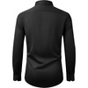 image:imageMens Dress Shirts Wrinkle Free Stretch Long Sleeve Shirt Business Casual  wrinkle free stretch  breathable comfortable  spread collar regular fit  can be worn yearround  business meeting weddingBlack