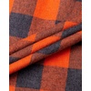 image:imageMens Flannel Pajama Pants Plaid Heavyweight Cotton PJs Bottoms Sleepwear  Soft Cozy with Pockets Elastic Waistband Drawstring Adjustable Length Casual Checkered Lounge Pant for Home Holiday DailyOrange Grey