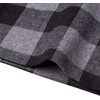 image:imageMens Flannel Pajama Pants Plaid Heavyweight Cotton PJs Bottoms Sleepwear  Soft Cozy with Pockets Elastic Waistband Drawstring Adjustable Length Casual Checkered Lounge Pant for Home Holiday DailyGrey Black