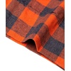image:imageMens Flannel Pajama Pants Plaid Heavyweight Cotton PJs Bottoms Sleepwear  Soft Cozy with Pockets Elastic Waistband Drawstring Adjustable Length Casual Checkered Lounge Pant for Home Holiday DailyOrange Grey
