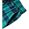 image:imageMens Flannel Pajama Pants Plaid Heavyweight Cotton PJs Bottoms Sleepwear  Soft Cozy with Pockets Elastic Waistband Drawstring Adjustable Length Casual Checkered Lounge Pant for Home Holiday DailyGreen Navy