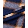 image:imageMens Flannel Pajama Pants Plaid Heavyweight Cotton PJs Bottoms Sleepwear  Soft Cozy with Pockets Elastic Waistband Drawstring Adjustable Length Casual Checkered Lounge Pant for Home Holiday DailyDark Blue