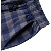 image:imageMens Flannel Pajama Pants Plaid Heavyweight Cotton PJs Bottoms Sleepwear  Soft Cozy with Pockets Elastic Waistband Drawstring Adjustable Length Casual Checkered Lounge Pant for Home Holiday DailyGrey Navy