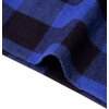 image:imageMens Flannel Pajama Pants Plaid Heavyweight Cotton PJs Bottoms Sleepwear  Soft Cozy with Pockets Elastic Waistband Drawstring Adjustable Length Casual Checkered Lounge Pant for Home Holiday DailyBlue Black