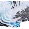 image:imageMens Hawaiian Shirt Summer Beach Casual Short Sleeve Button Down Shirts  Aloha Tropical Print Cuban Collar Relaxed Fit for Vacation Beach Party Luau Cruise Holiday Summer Outdoor WeddingBlue White Palm
