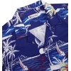 image:imageMens Hawaiian Shirt Summer Beach Casual Short Sleeve Button Down Shirts  Aloha Tropical Print Cuban Collar Relaxed Fit for Vacation Beach Party Luau Cruise Holiday Summer Outdoor WeddingBright Blue Beach