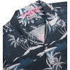 image:imageMens Hawaiian Shirt Summer Beach Casual Short Sleeve Button Down Shirts  Aloha Tropical Print Cuban Collar Relaxed Fit for Vacation Beach Party Luau Cruise Holiday Summer Outdoor WeddingDark Blue Beach