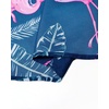 image:imageMens Hawaiian Shirt Summer Beach Casual Short Sleeve Button Down Shirts  Aloha Tropical Print Cuban Collar Relaxed Fit for Vacation Beach Party Luau Cruise Holiday Summer Outdoor WeddingNavy Rosy