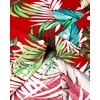 image:imageMens Hawaiian Shirt Summer Beach Casual Short Sleeve Button Down Shirts  Aloha Tropical Print Cuban Collar Relaxed Fit for Vacation Beach Party Luau Cruise Holiday Summer Outdoor WeddingRed Green