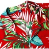image:imageMens Hawaiian Shirt Summer Beach Casual Short Sleeve Button Down Shirts  Aloha Tropical Print Cuban Collar Relaxed Fit for Vacation Beach Party Luau Cruise Holiday Summer Outdoor WeddingRed Green