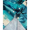 image:imageMens Hawaiian Shirt Summer Beach Casual Short Sleeve Button Down Shirts  Aloha Tropical Print Cuban Collar Relaxed Fit for Vacation Beach Party Luau Cruise Holiday Summer Outdoor WeddingDark Green Beach