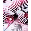 image:imageMens Hawaiian Shirt Summer Beach Casual Short Sleeve Button Down Shirts  Aloha Tropical Print Cuban Collar Relaxed Fit for Vacation Beach Party Luau Cruise Holiday Summer Outdoor WeddingRosy White Palm