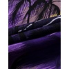 image:imageMens Hawaiian Shirt Summer Beach Casual Short Sleeve Button Down Shirts  Aloha Tropical Print Cuban Collar Relaxed Fit for Vacation Beach Party Luau Cruise Holiday Summer Outdoor WeddingPurple