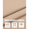 image:imageMens Knit Shirt Short Sleeve Button Down Shirt Textured Casual Summer Tops  Knit Hollow Stretch Fabric To Easy Care  Beach Vacation Summer Daily Lightweight Breathable Spread Collar Regular FitKhaki
