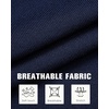 image:imageMens Knit Shirt Short Sleeve Button Down Shirt Textured Casual Summer Tops  Knit Hollow Stretch Fabric To Easy Care  Beach Vacation Summer Daily Lightweight Breathable Spread Collar Regular FitNavy Blue