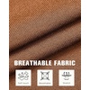 image:imageMens Knit Shirt Short Sleeve Button Down Shirt Textured Casual Summer Tops  Knit Hollow Stretch Fabric To Easy Care  Beach Vacation Summer Daily Lightweight Breathable Spread Collar Regular FitBrown