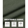 image:imageMens Knit Shirt Short Sleeve Button Down Shirt Textured Casual Summer Tops  Knit Hollow Stretch Fabric To Easy Care  Beach Vacation Summer Daily Lightweight Breathable Spread Collar Regular FitArmy Green