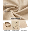 image:imageMens Linen Shirt Short Sleeve Button Down Shirt Summer Casual Beach Tops  Lightweight Breathable Shrinkresistant Linen Texture Relaxed Fit Button Up for Vacation Wedding Work Office Date DailyTan