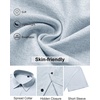 image:imageMens Linen Shirt Short Sleeve Button Down Shirt Summer Casual Beach Tops  Lightweight Breathable Shrinkresistant Linen Texture Relaxed Fit Button Up for Vacation Wedding Work Office Date DailySky Blue