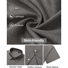 image:imageMens Linen Shirt Short Sleeve Button Down Shirt Summer Casual Beach Tops  Lightweight Breathable Shrinkresistant Linen Texture Relaxed Fit Button Up for Vacation Wedding Work Office Date DailyGrey