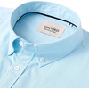 image:imageMens Oxford Dress Shirt Short Sleeve Button Down Collar Summer Casual Shirt  Wrinkle Free Breathable amp Crisp Regular Fit Solid Color for Business Casual Office Work Daily Vacation Weekend Party DateAquamarine